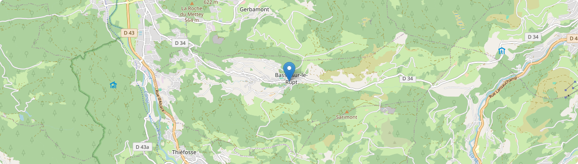 Basse-sur-le-Rupt - Carte