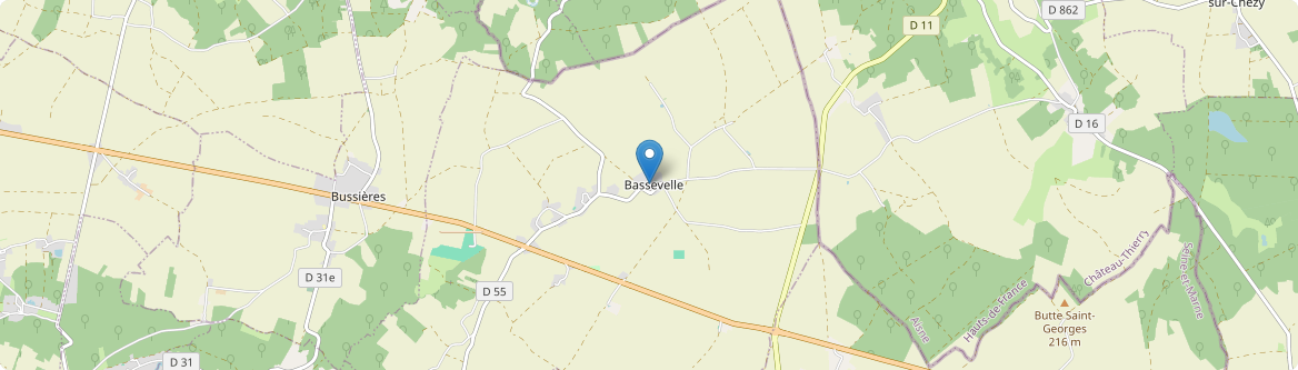 Bassevelle - Carte