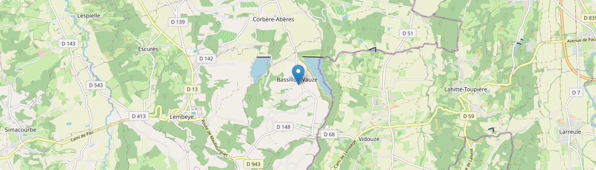 Bassillon-Vauzé - Carte