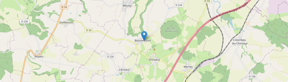 Bassoncourt - Carte