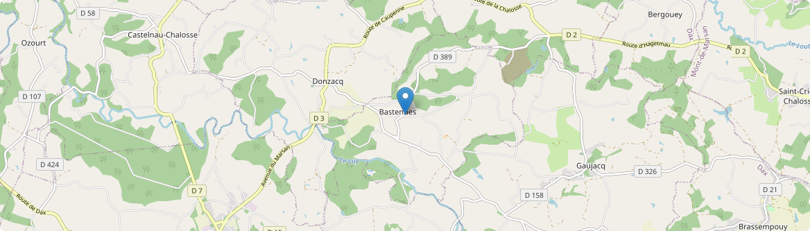 Bastennes - Carte