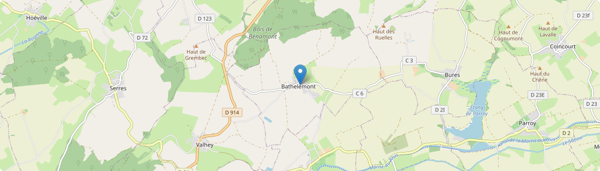 Bathelémont - Carte