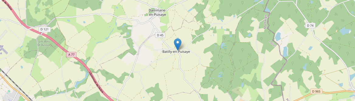 Batilly-en-Puisaye - Carte