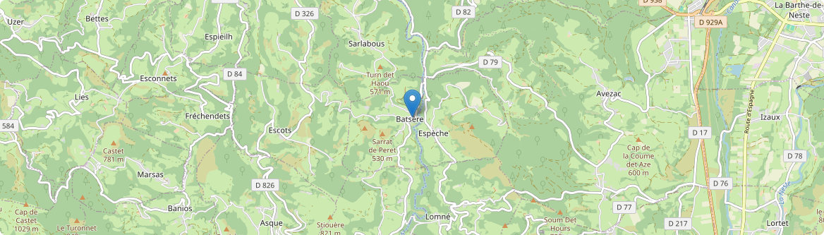 Batsère - Carte