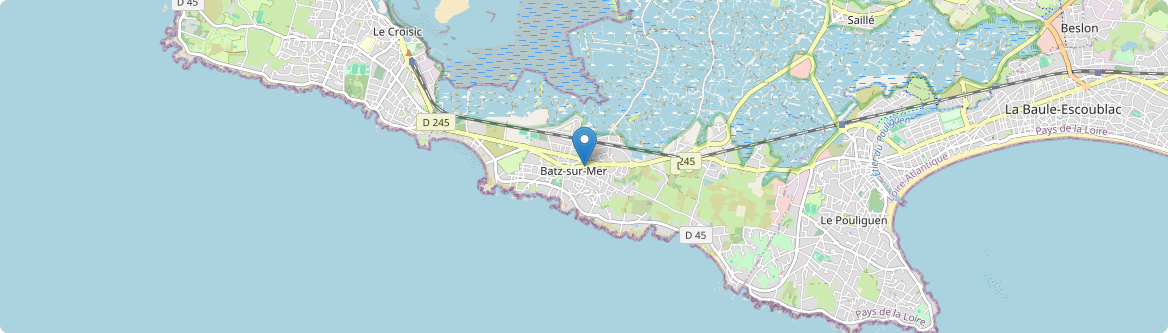 Batz-sur-Mer - Carte