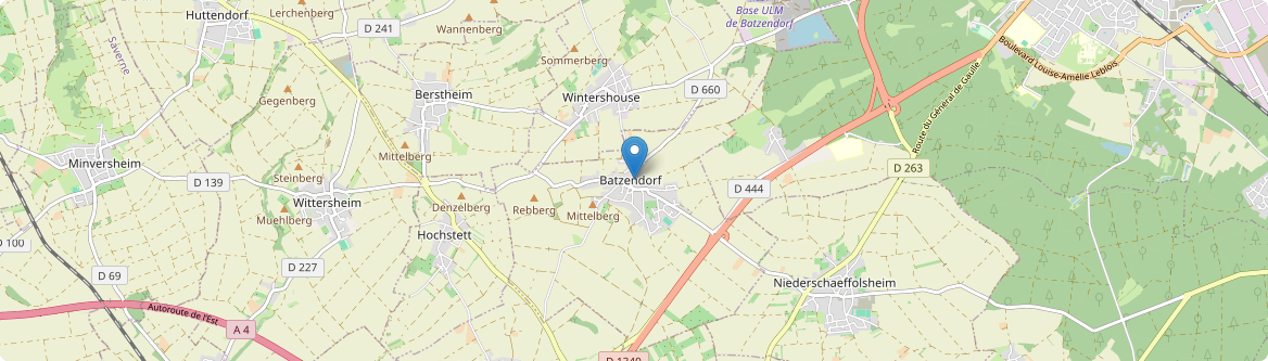 Batzendorf - Carte