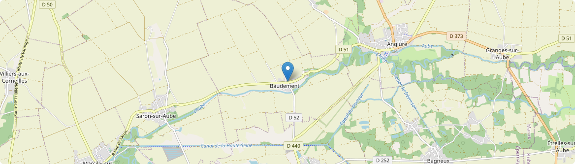 Baudement - Carte