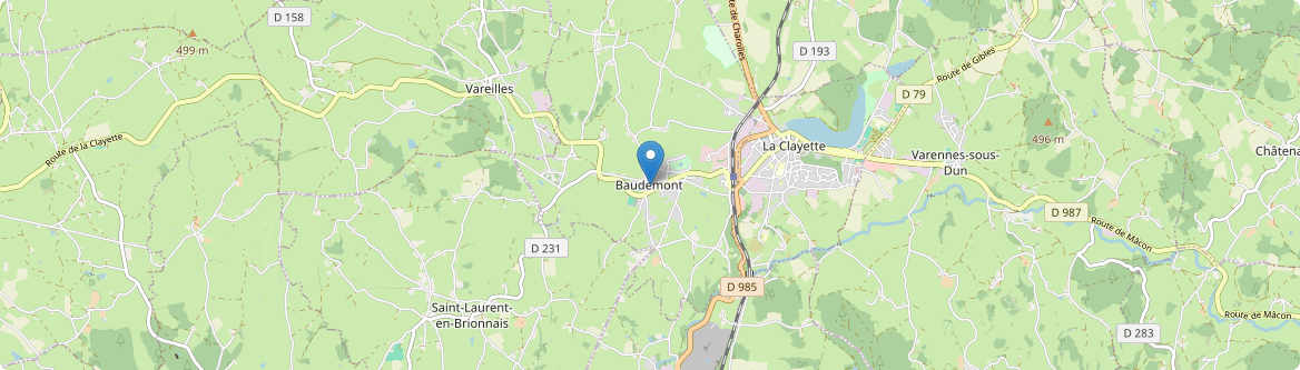 Baudemont - Carte