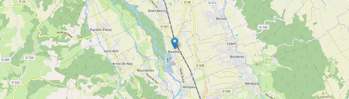 Baudreix - Carte