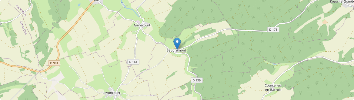 Baudrémont - Carte