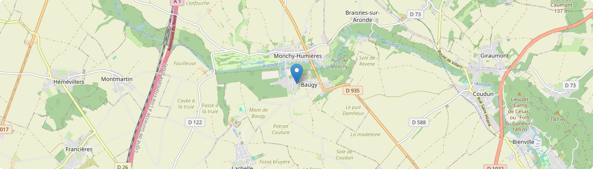 Baugy - Carte