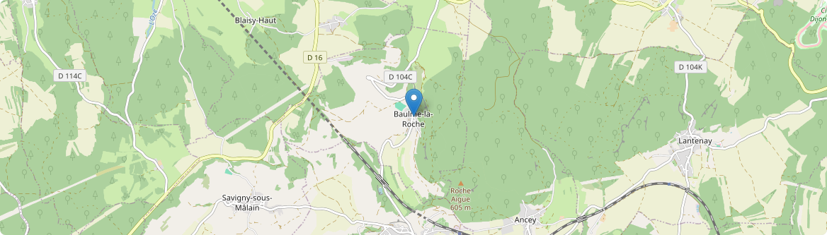Baulme-la-Roche - Carte