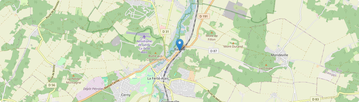 Baulne - Carte