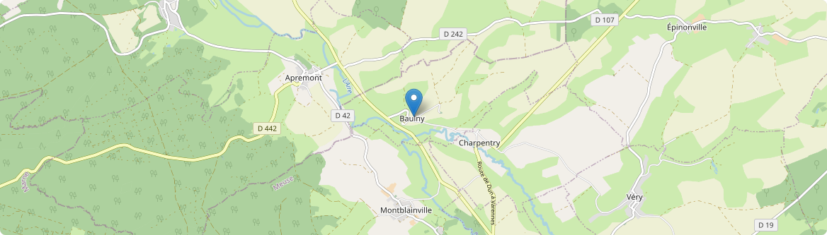 Baulny - Carte