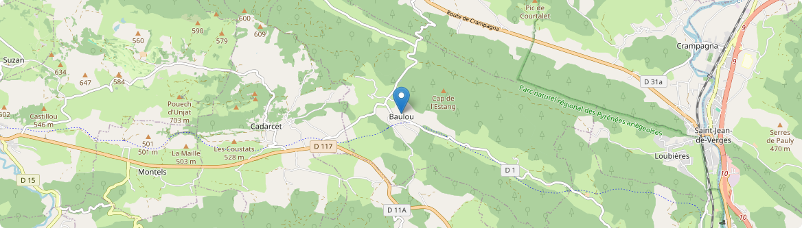 Baulou - Carte