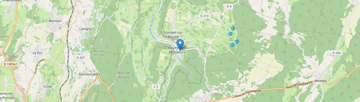 Baume-les-Messieurs - Carte