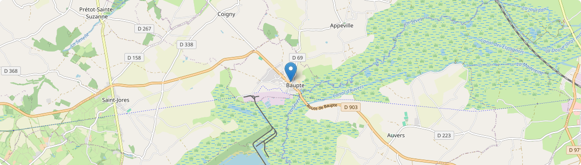 Baupte - Carte