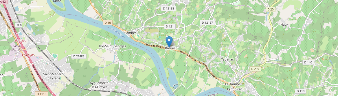 Baurech - Carte