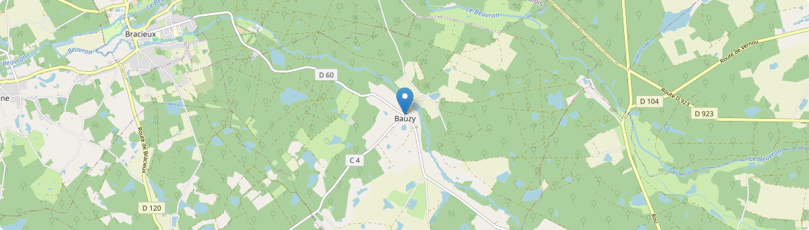 Bauzy - Carte