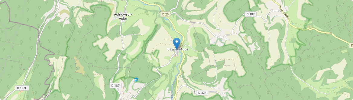 Bay-sur-Aube - Carte