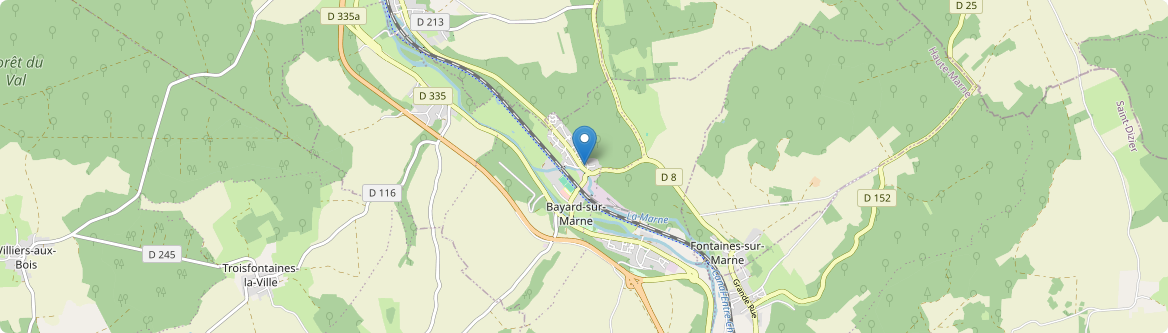 Bayard-sur-Marne - Carte