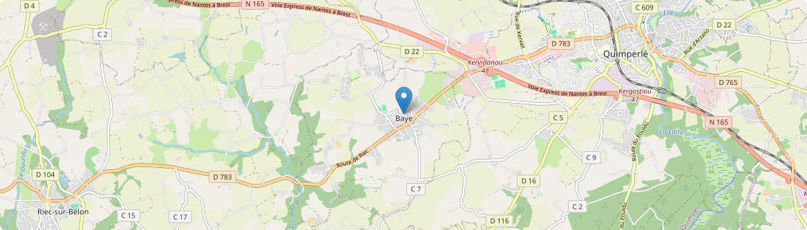 Baye - Carte