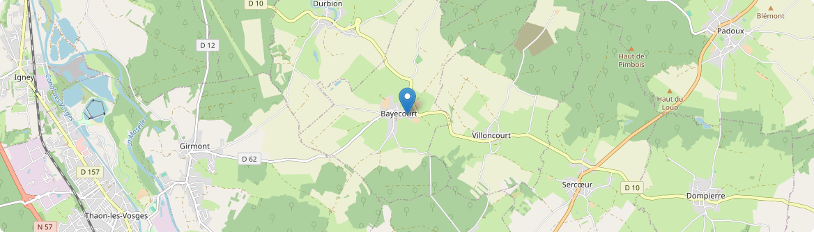Bayecourt - Carte