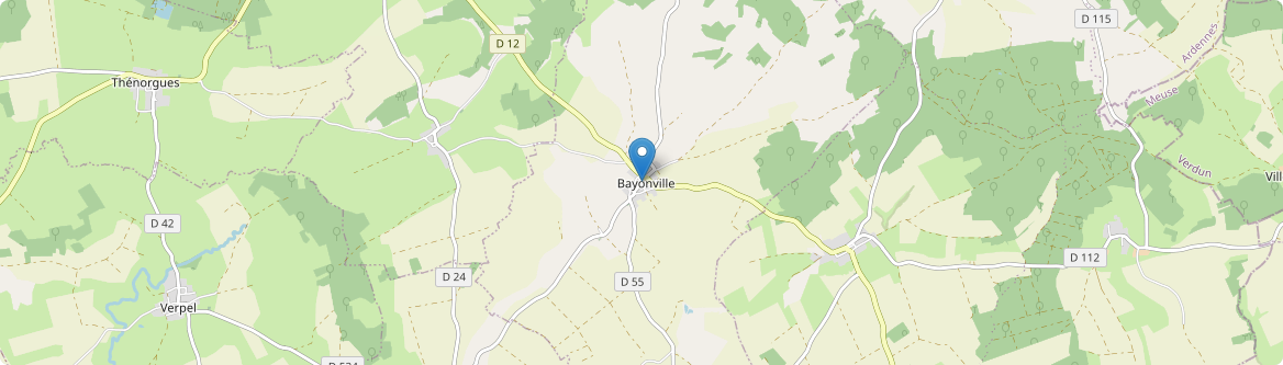 Bayonville - Carte