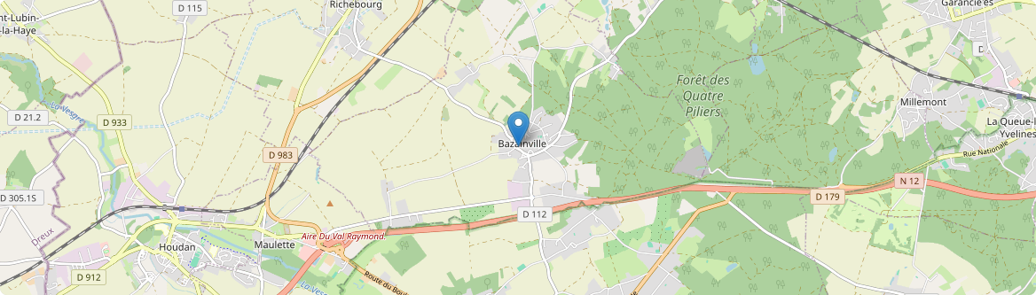 Bazainville - Carte