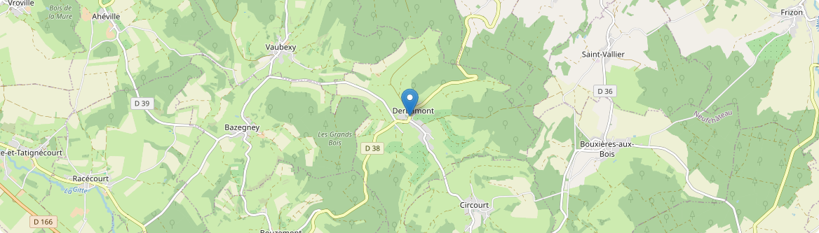 Bazegney - Carte