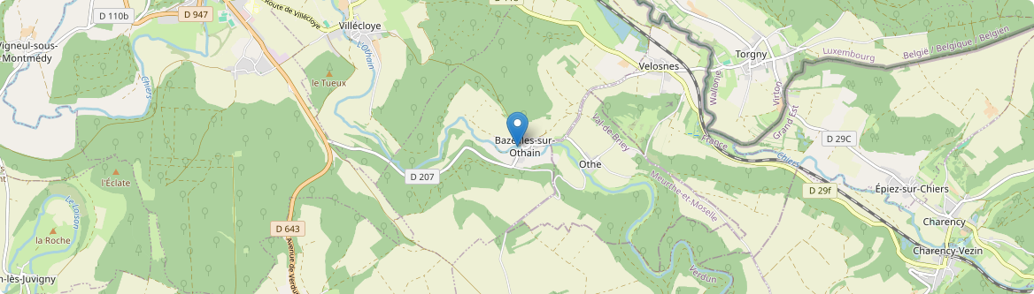 Bazeilles-sur-Othain - Carte
