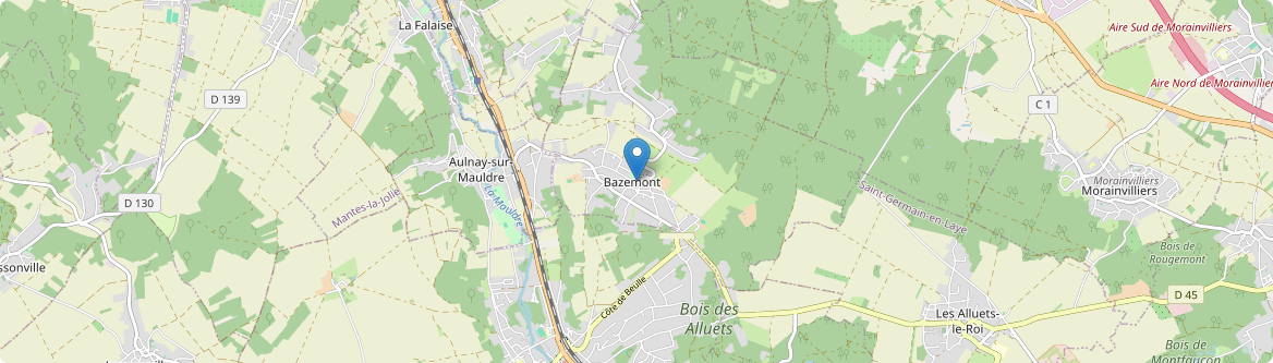 Bazemont - Carte