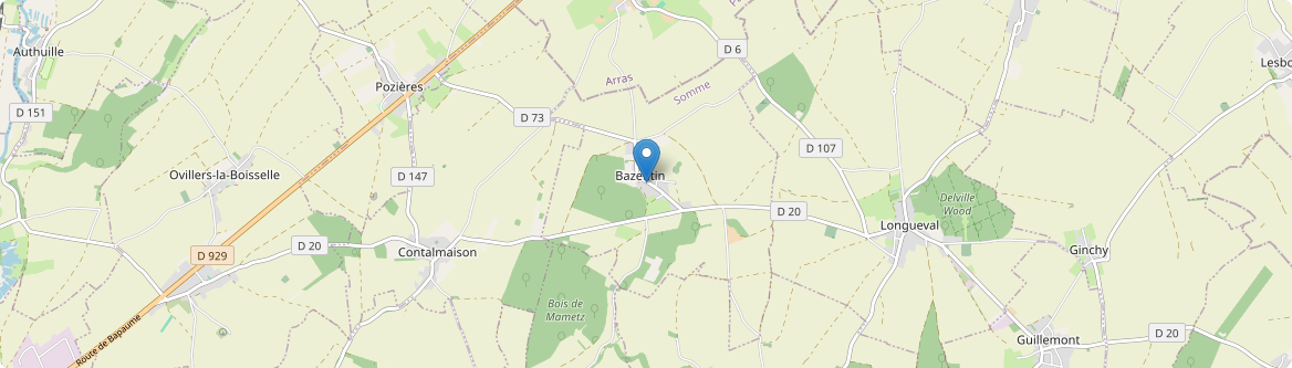 Bazentin - Carte