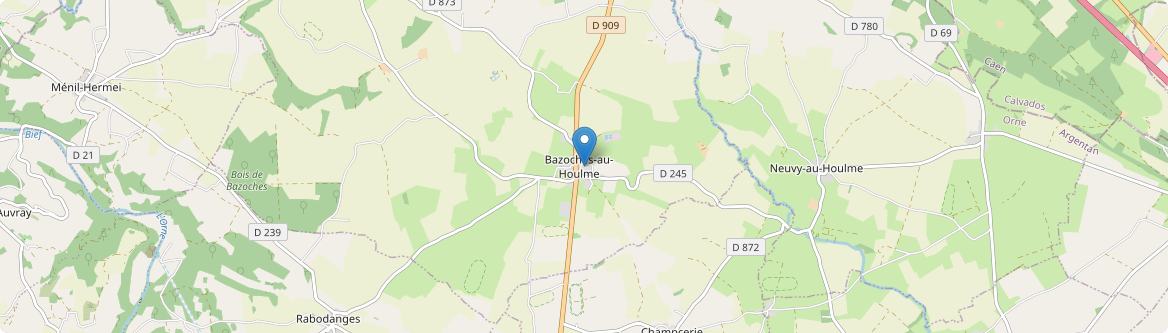 Bazoches-au-Houlme - Carte