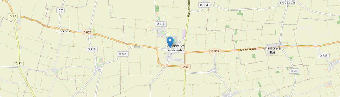 Bazoches-les-Gallerandes - Carte
