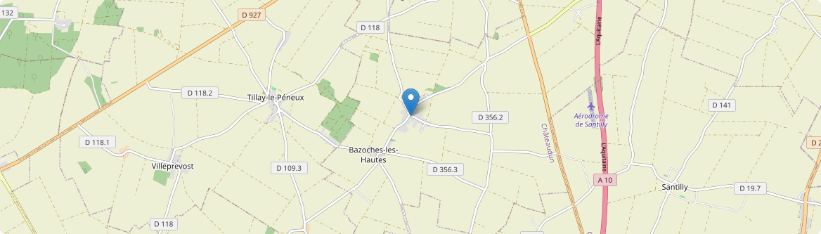 Bazoches-les-Hautes - Carte