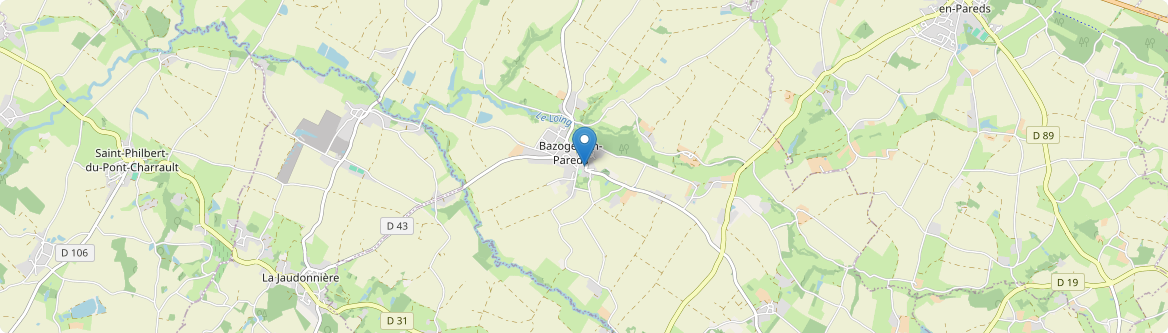 Bazoges-en-Pareds - Carte