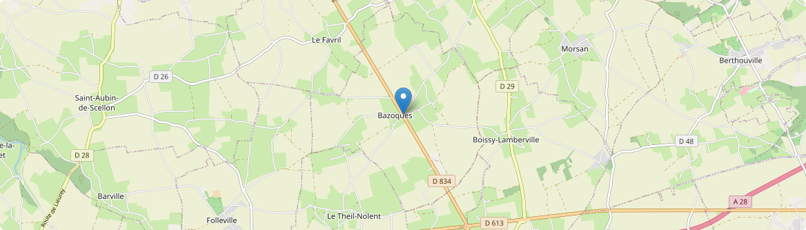 Bazoques - Carte
