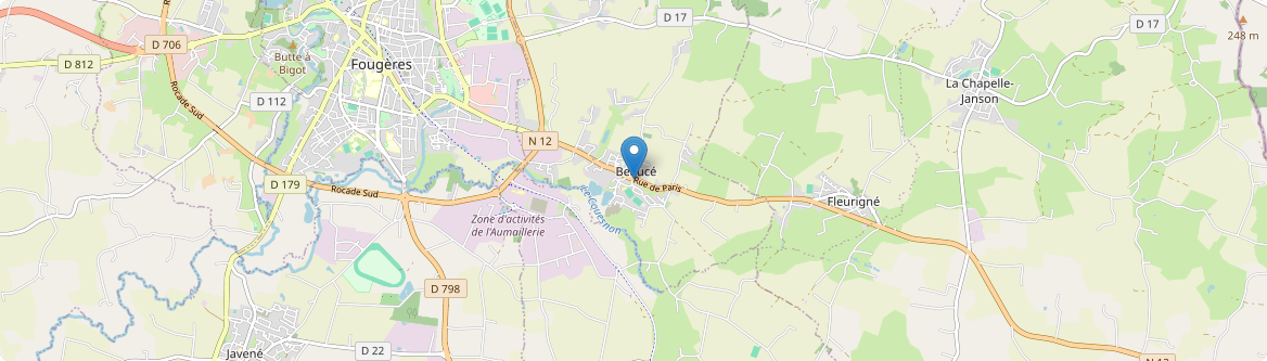 Beaucé - Carte