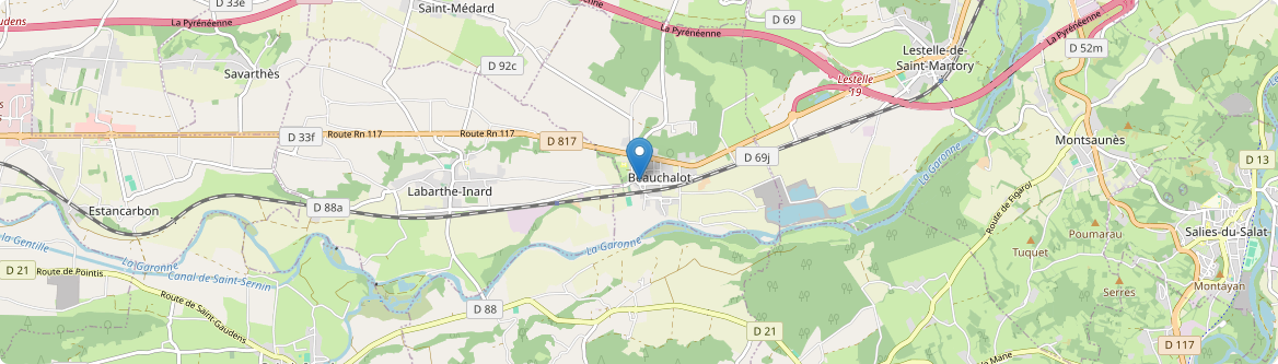 Beauchalot - Carte