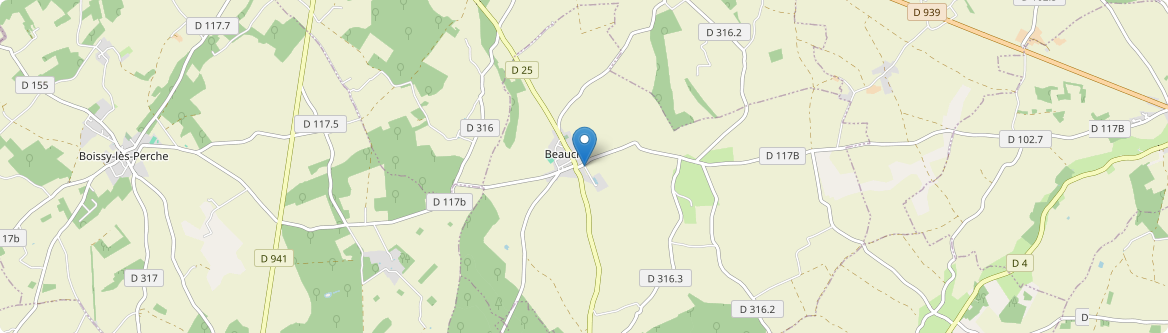 Beauche - Carte