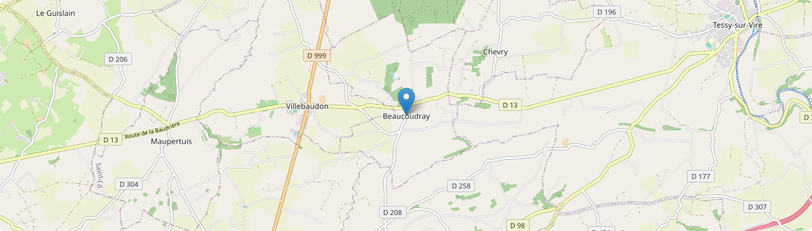 Beaucoudray - Carte