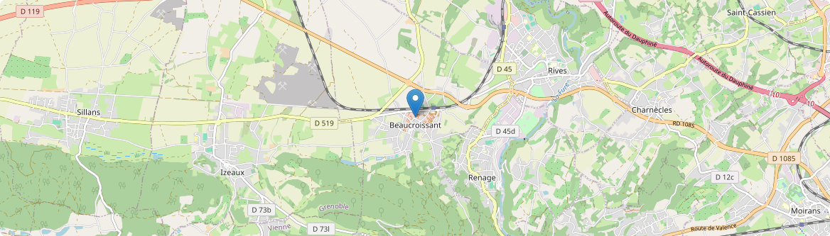 Beaucroissant - Carte