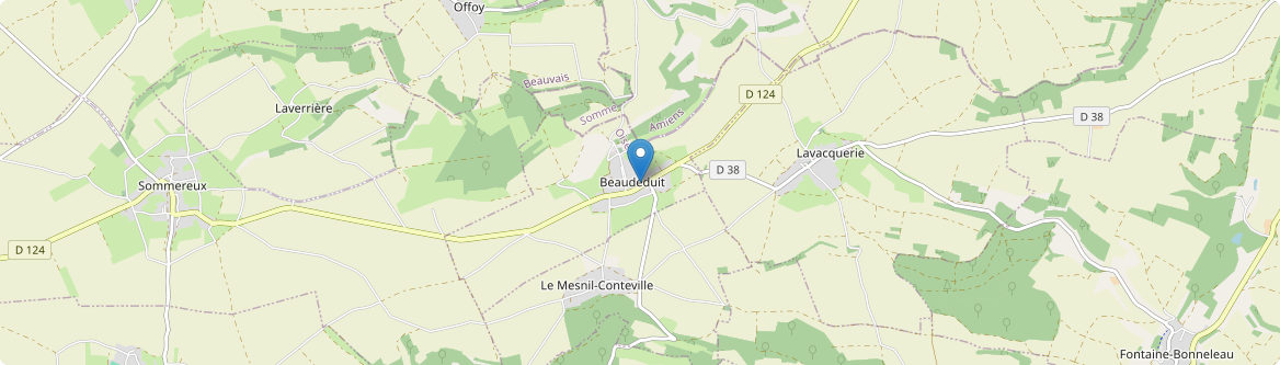 Beaudéduit - Carte