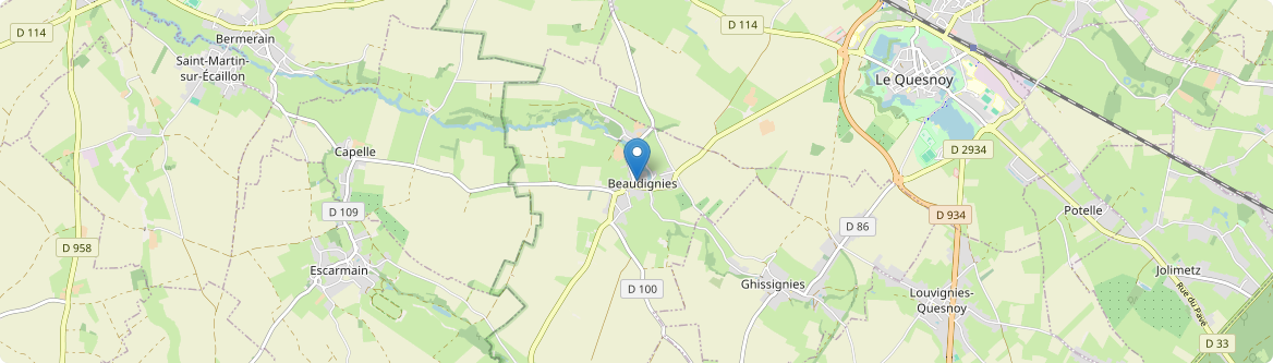 Beaudignies - Carte