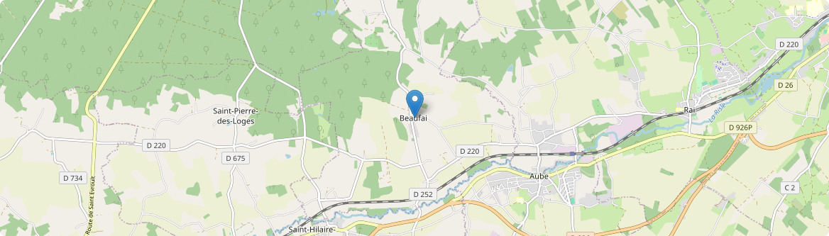 Beaufai - Carte