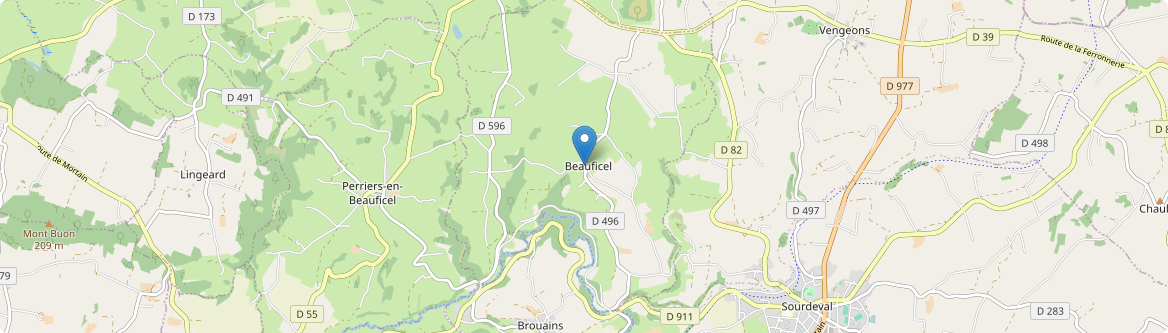 Beauficel - Carte