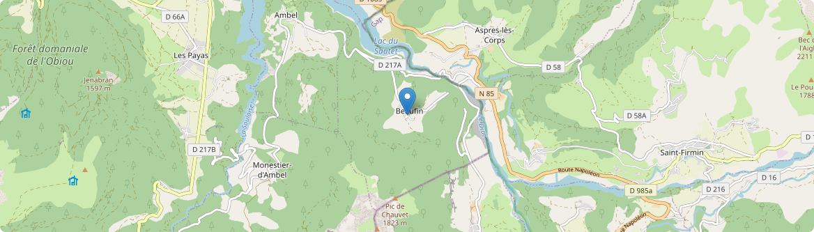 Beaufin - Carte