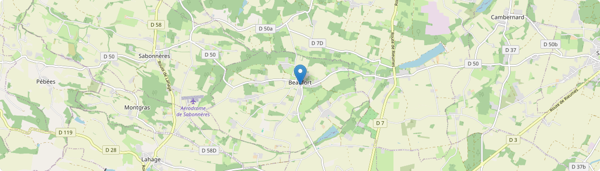Beaufort - Carte