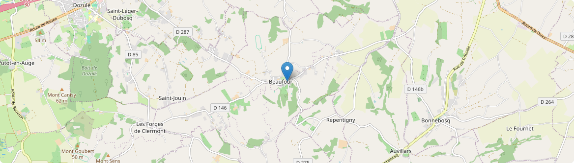 Beaufour-Druval - Carte